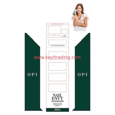 Cosmetici Store Pavimento Standing 4 Tier Opi Nail Polish Display Rack