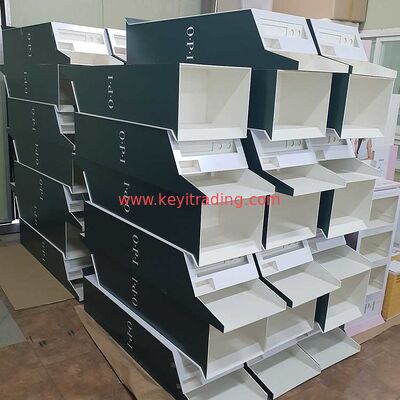 Cosmetici Store Pavimento Standing 4 Tier Opi Nail Polish Display Rack