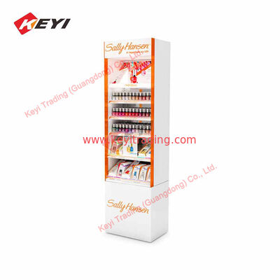 Salone di bellezza cosmetici vetrina stand armadio vernice semplice moderna vetrina a forma speciale cura della pelle vernice display