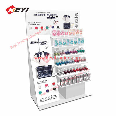 Salone di bellezza cosmetici vetrina stand armadio vernice semplice moderna vetrina a forma speciale cura della pelle vernice display