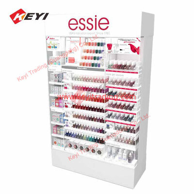 Salone di bellezza cosmetici vetrina stand armadio vernice semplice moderna vetrina a forma speciale cura della pelle vernice display