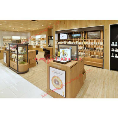 Negozio di design personalizzato Commercio al dettaglio Pubblicità sul bancone Acrilico Cosmetico Display Makeup Stand portacosmetici display rack