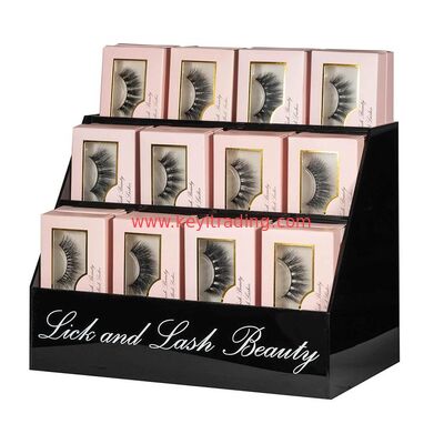 High Quality OEM Design Greeting Cards Acrylic Display Holder Gifts Cards Racks False Eyelashes Plexiglass Storage Displ