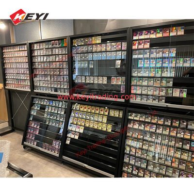 Espositore per carte da collezione Vetrina per carte collezionabili in cartone Vetrina per carte sportive da baseball con acrilico trasparente