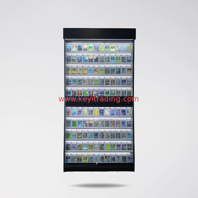 Factory Sales New Design Custom Single PSA Graded Card Slab Led Display Stand Trading Card Display case For Sports Trading Card Case TCG Cards