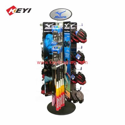 Sports equipment floor stand hanging Baseball Bat Display Rack