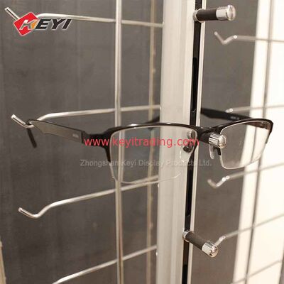 Optical Shop Sunglasses Stand Wall Mounted Eyewear Display Rod With Lock