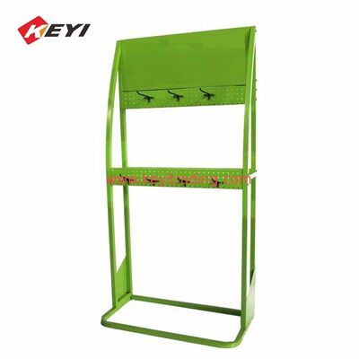 Double Sided Metal Wiper Stand Windshield Wiper Display Racks With Sign Holder Frame