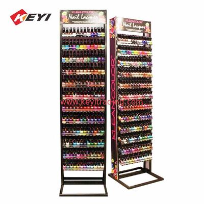 Cosmetici Negozio al dettaglio Pavimento Metal Stand Chiodo per chiodi Display Rack