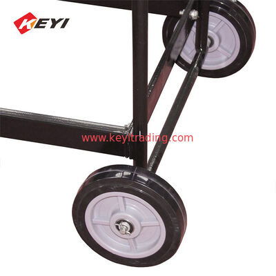 Factory Custom Metal Rolling Tire storage Cart Tire Display Stand Mobile Tire Rack