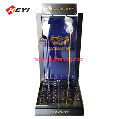 Made In China High Quality Floor Standing Metal And Acrylic Golf Club Display Rack