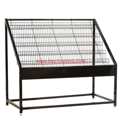 High Capacity Metal Wire Vinyl Record Rack For Record Stores And Used Music And Media Stores!
