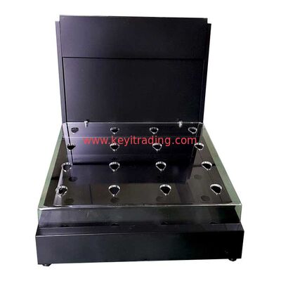 durable powder coated Metal Floor Stand retail Golf club Display rack - 16 Holes