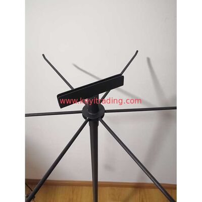 Height Adjustable Floor Hanging Lanyard Display Stand With head holder