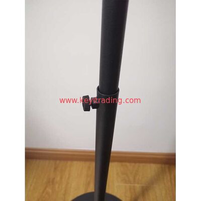 Height Adjustable Metal Rotating jewelry Stand Hanging Lanyard Display Rack - Matte Black