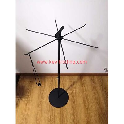 Height Adjustable Floor Hanging Lanyard Display Stand With head holder