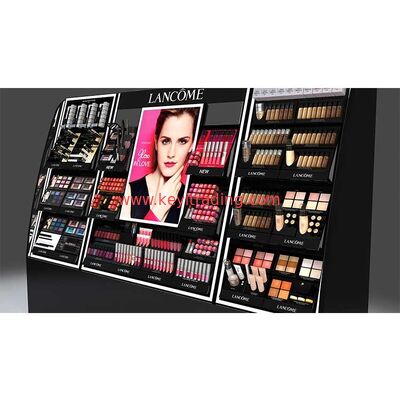 Vetrina per cosmetici, mobili per negozi di trucco, luce a led di lusso di grandi dimensioni