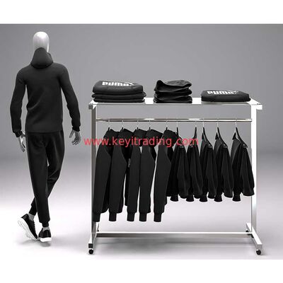 Custom Retail Shop Clothing Shelves Clothing Store Display Stands