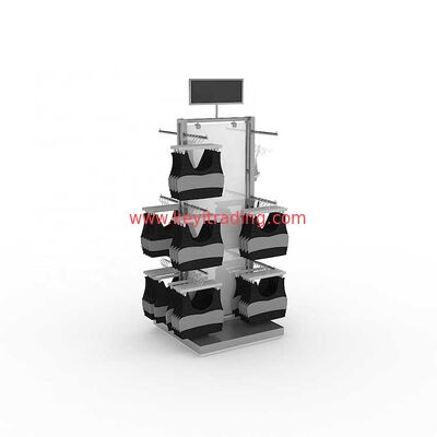 Customized Lingerie Store Display Furniture Underwear Display Rack For Bra
