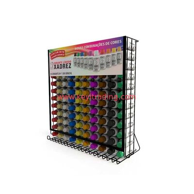 Custom Design Wall Mounted Black Metal Wire Display Rack For Aeroaol Can