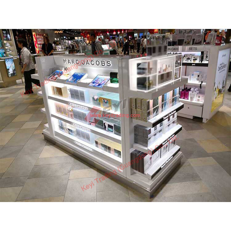 negozio di vendita al dettaglio display in legno scaffalature gondola per attrezzature personalizzate per supermercati salone di bellezza studio cosmetico display